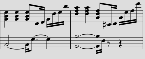 ♫ ピアノ伴奏例-4
