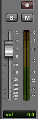 Pro Toolsの再生時のフェーダー