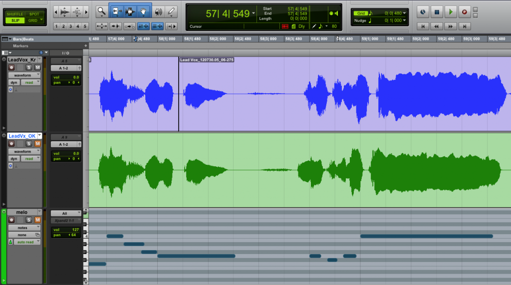 歌_息継ぎ_タイミング_Pro Tools